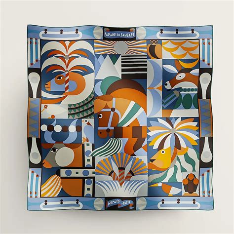 hermes parade en fanfare|Parade en Fanfare scarf 90 .